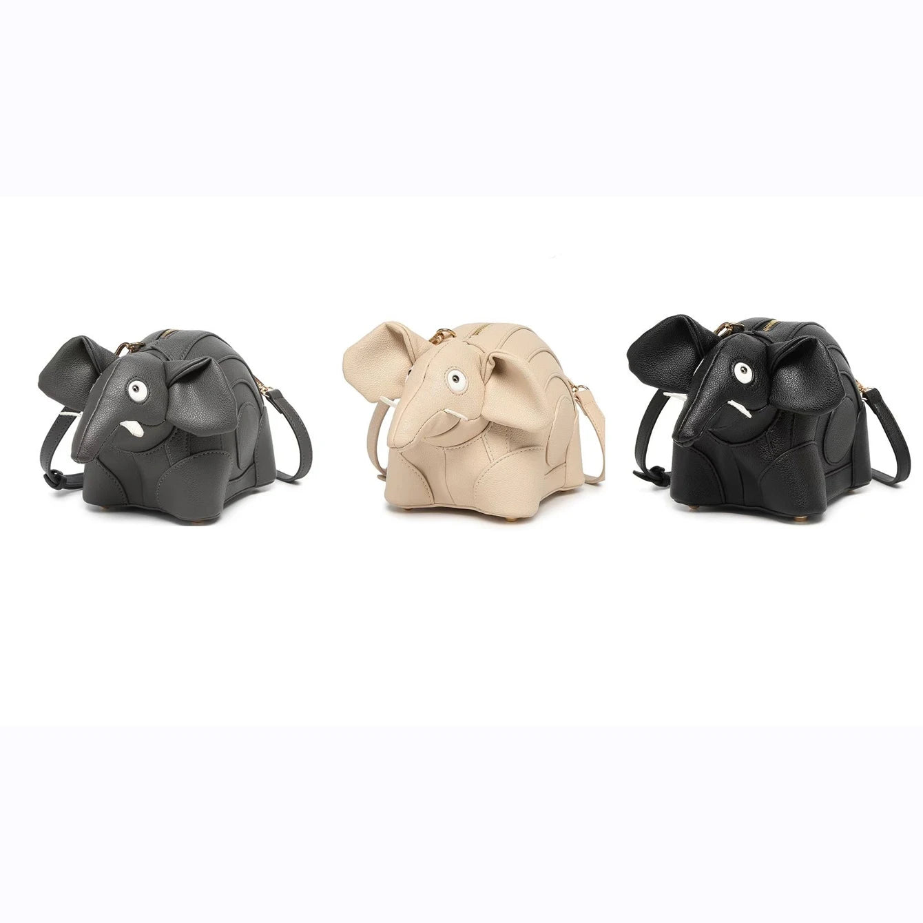 Women's Novelty Shape PU Leather Shoulder Bag – Evening & Party, 3 Colors