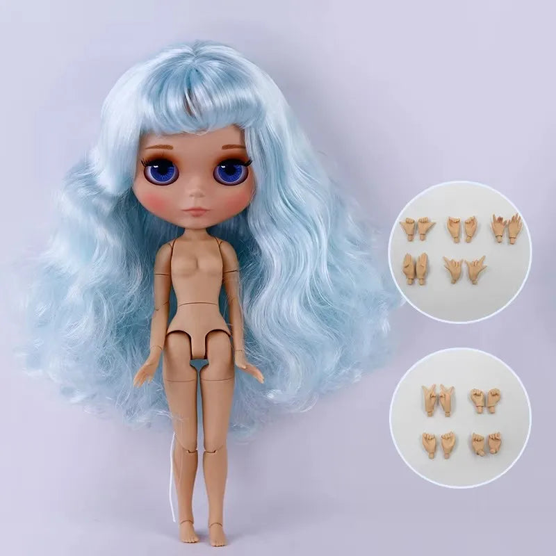 ICY DBS Blyth Doll Tan Skin Matte Face With Eyebrows Special Price 1/6 BJD JOINT body Neo Anime
