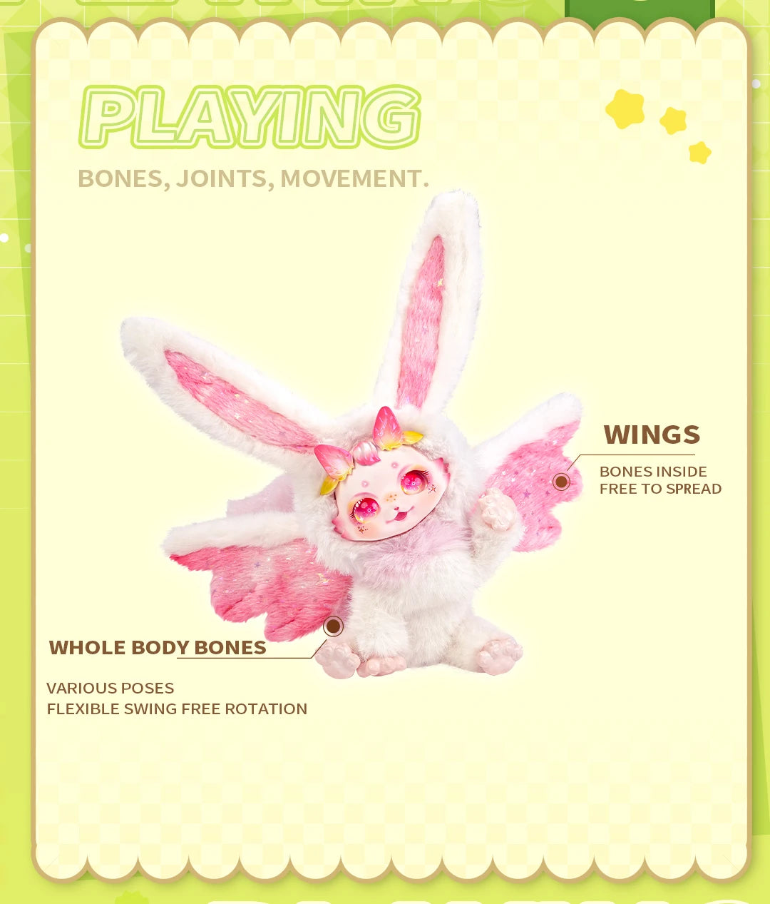 ICY DBS Dream Fairy MayTree OB11 Plush Doll Skeleton Joint Toy Mysterious Surprise Gift Plush Collection Kawaii Toy Gift