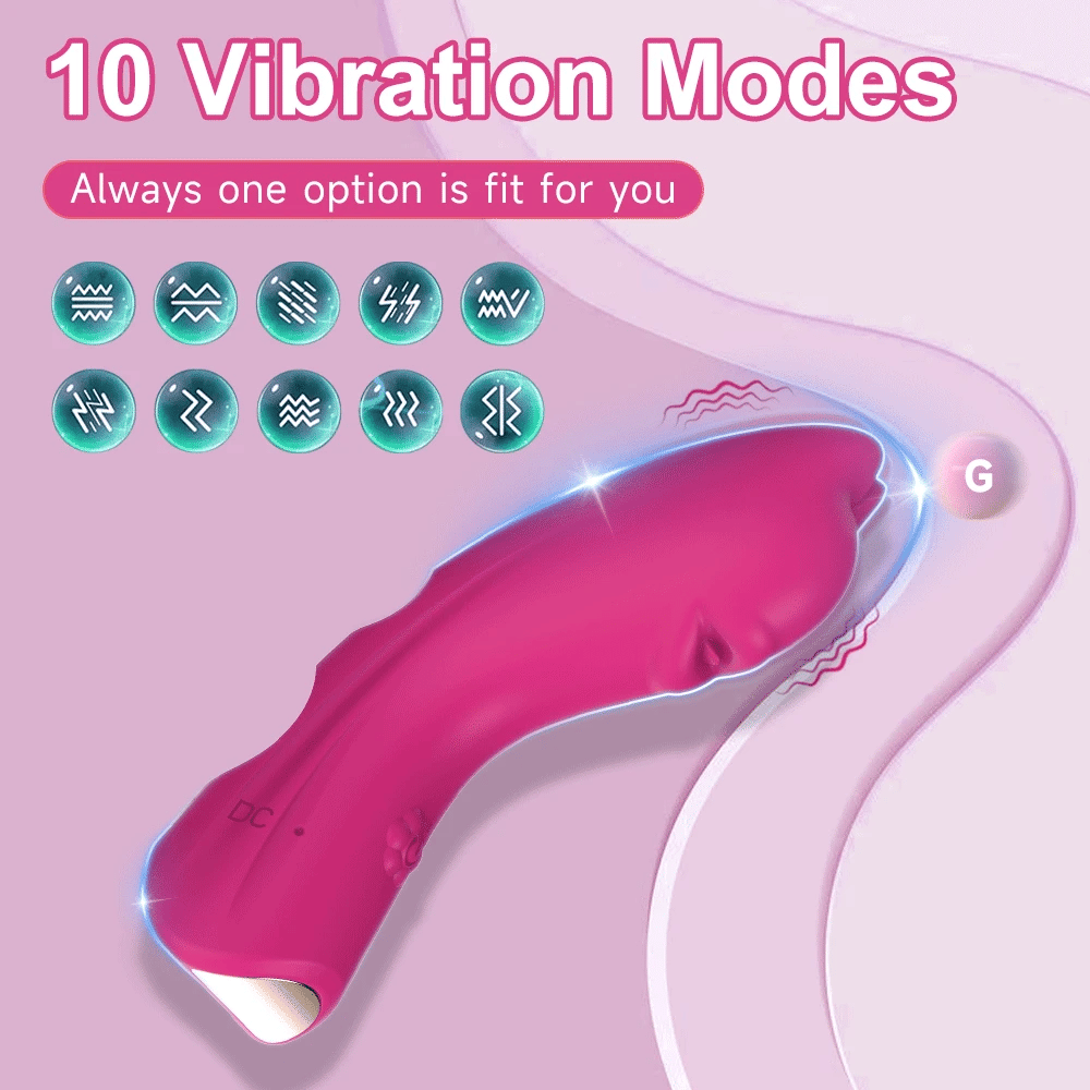 Begginer Finger  G Spot Vibrator 10 Speed Clitoris Nipple Stimulator Vagina Anal Massager Sex Toy for Couples Adult Sexy Toys