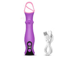 Thrusting Vibrator Dildo Sex Toys , 7.2" Silicone G Spot Rotation Vibrating Dildos Anal Vaginal Stimulator Adult Toys for Women