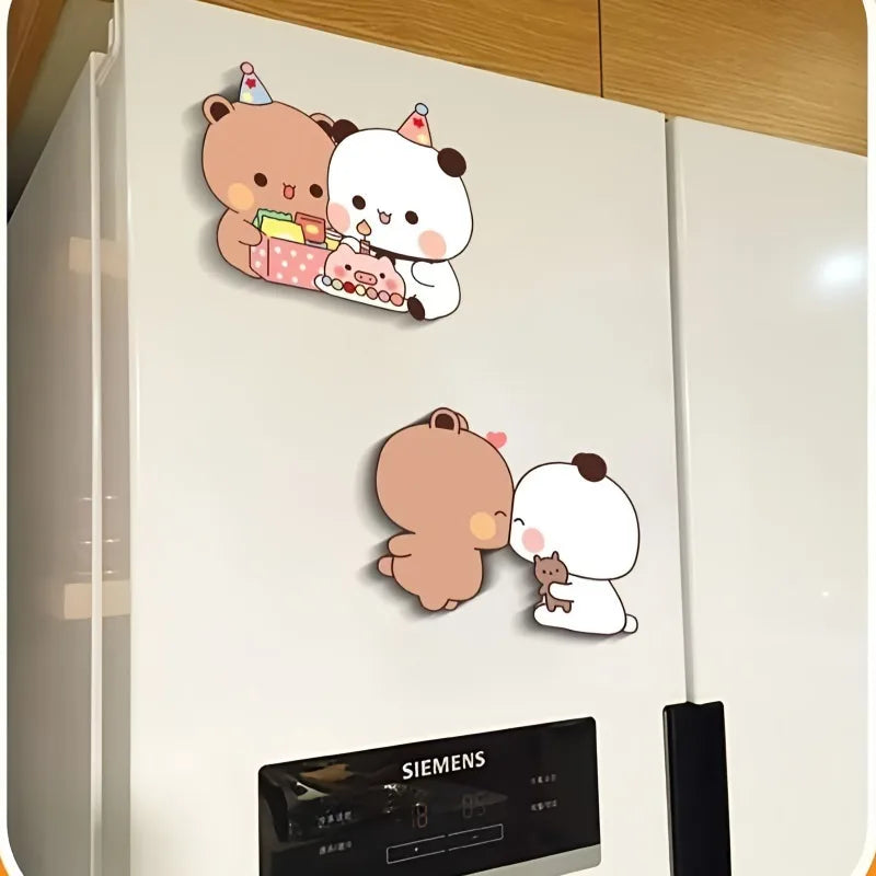 Cute Bubu Dudu Fridge Magnets Kawaii Panda Yier Refrigerator Magnets Sticker Home Decor Sticker Creative Anime Home Accessories
