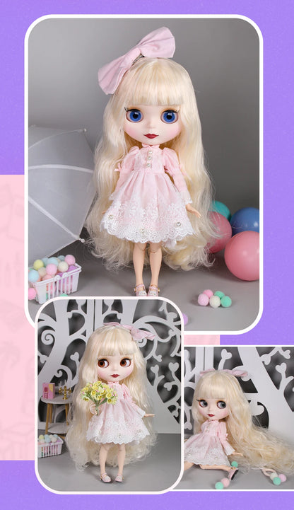 ICY DBS Blyth Doll 1/6 BJD Anime Doll Joint Body White Skin Matte Face Special Combo 30cm TOY