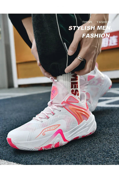 Men Basketball Shoes Women Unisex Unisex Outdoor Non-slip Trainer Light High Quality Athletic Sneakers Breathable Sports Shoes