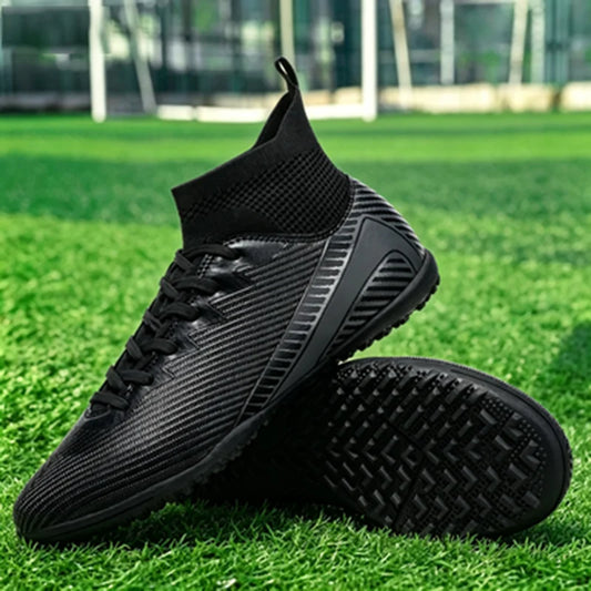 Budget-friendly TF football shoes, Lightweight PU Upper, Flexible Rubber Outsole with Turf Studs, Offers Good Value for Entry-le
