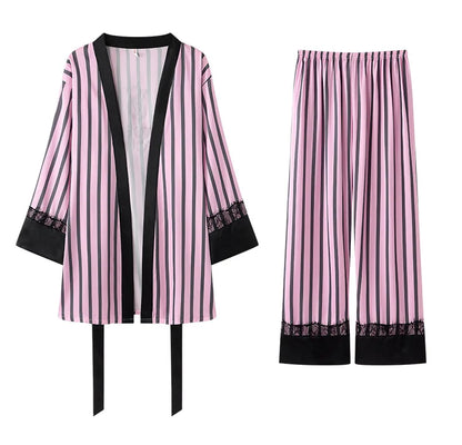 Women's Lace-Trim Sleepwear Set