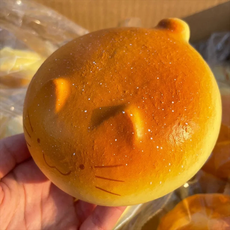 Cute Squishy Totoro Bread Fidgets Toys Soft Kitty Bread Venting Squeeze Toy Relieve Anxiety Anti Stress Toy for Adults Gift