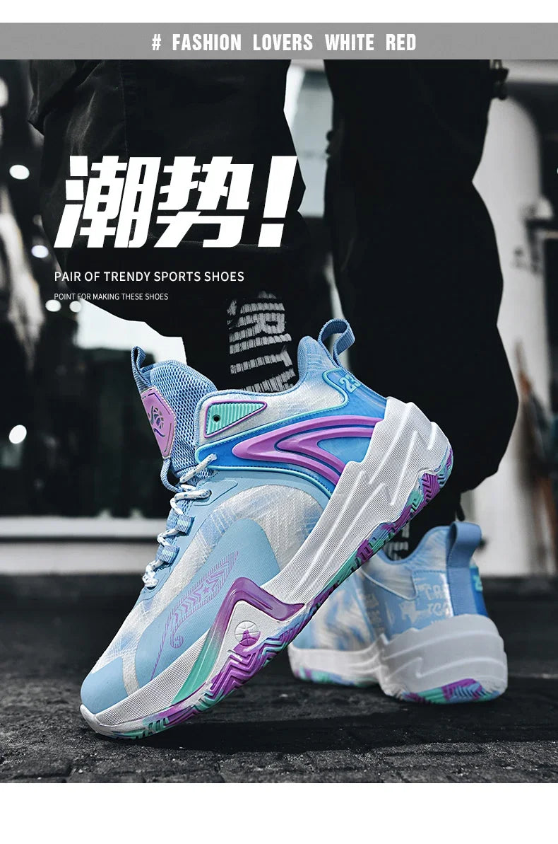 Men Basketball Shoes Women Unisex Unisex Outdoor Non-slip Trainer Light High Quality Athletic Sneakers Breathable Sports Shoes