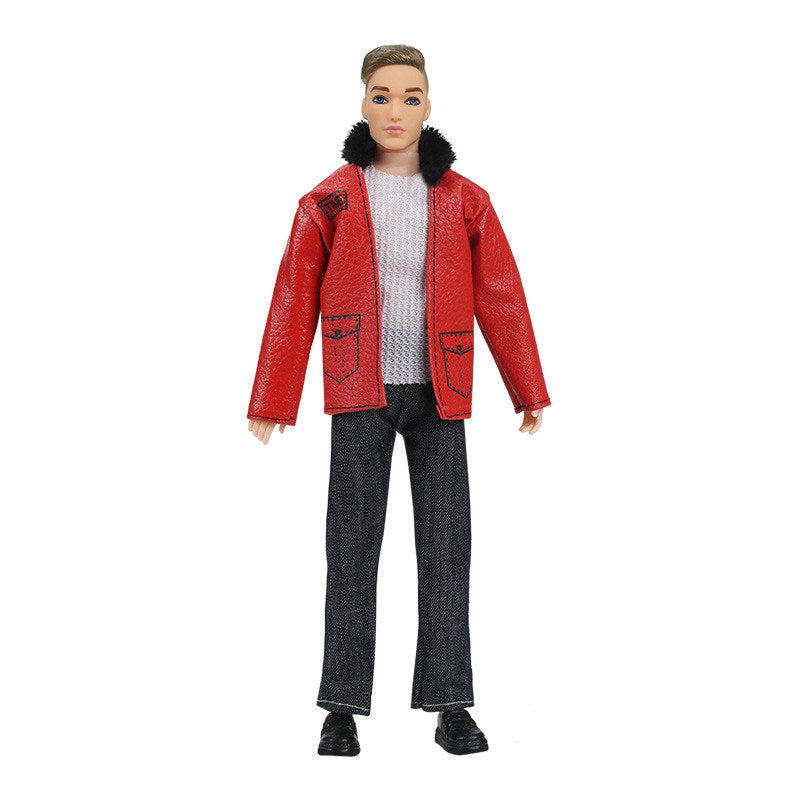 30cm Fashion Ken Doll Full Set 1/6 Multi Jonts Movable Boyfriend with Clothes Suit Children Dress Up Toys