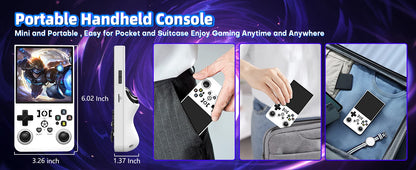 AISLPC R36MAX Retro Handheld Video Game Console 4.0 Inch IPS Screen Portable Pocket Video Player Plug and Play Games Kids Gifts