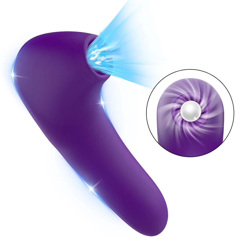 Powerful Clitoris Sucking Tongue Vibrator for Women 10 Vibration Modes  Nipples Suction Stimulator Clitoral Massager Sex Toy