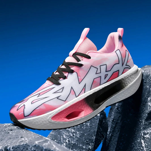 Men's Breathable Mesh Cushioned Running Shoes
