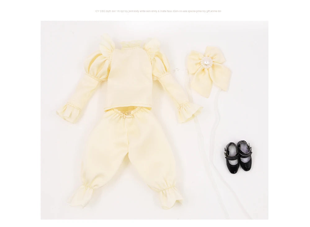 ICY DBS Blyth doll bjd joint body white black skin temperament skirt casual sports skirt 1/6 toy 30 cm girl gift anime SD