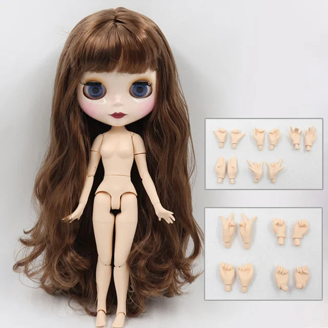 ICY DBS Blyth Doll icy 1/6 bjd 30cm toy white skin joint body naked doll or doll clothes shoes
