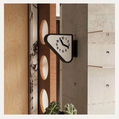 Luxury Triangle Wall Clock Corner Double Sided Wall Clock Creative Art Living Room Clocks Kitchen Bedroom Watch Home Decor