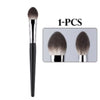 Peach Heart Blush Brush 1/2Pcs Compact Flat Precision Makeup Brush Cosmetic Applicator for Powder Cream & Liquid Blush