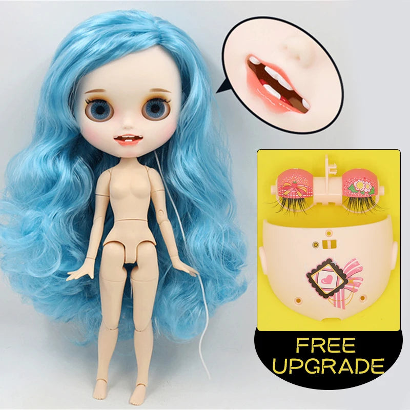 ICY DBS Blyth Doll 1/6 bjd ob24 toy joint body white skin custom doll customized face matte face 30cm toy girls gift