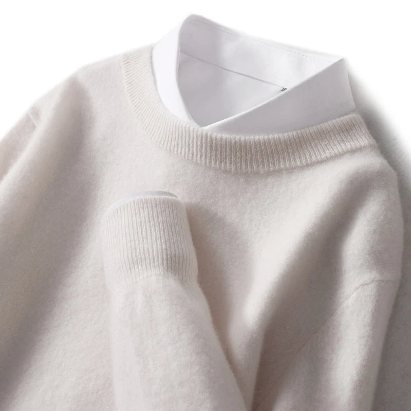 Men's Cashmere-Blend Crewneck Sweater