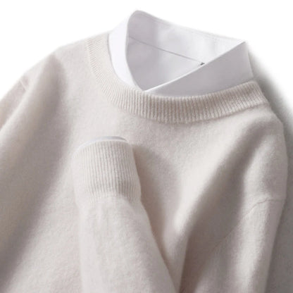 Men's Cashmere-Blend Crewneck Sweater