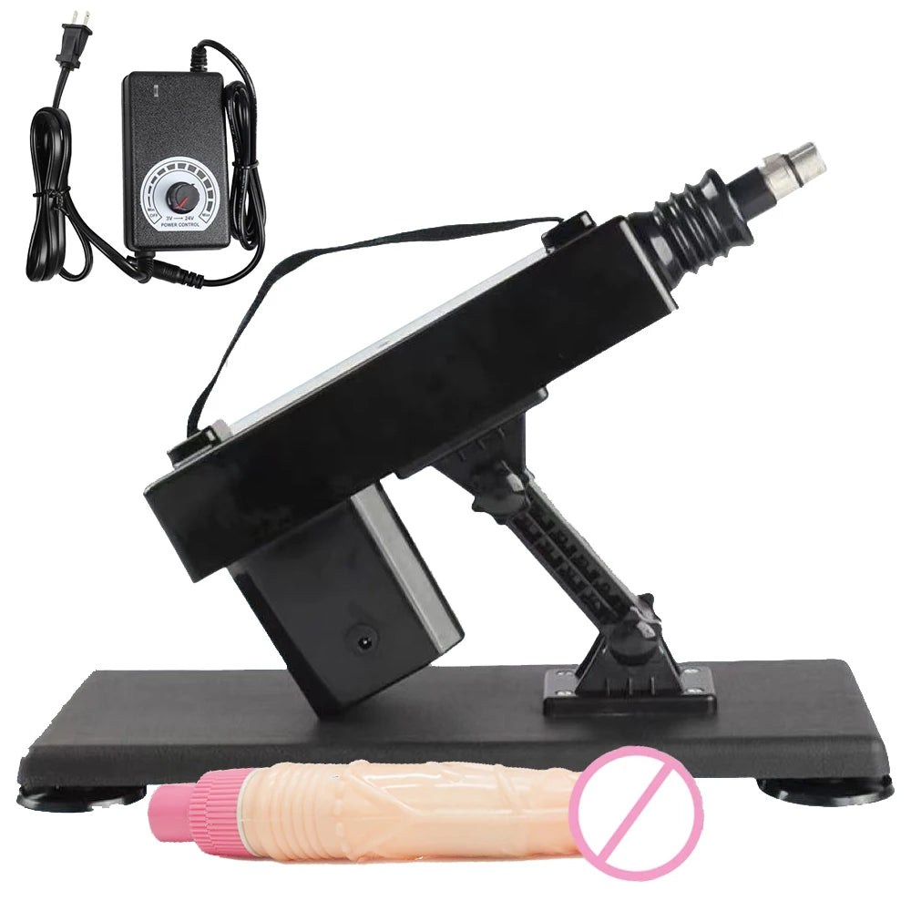 Vibrator Powerful Sex Machine For Women Automatic Female Pseudopenis Masturbation Pumping Sex Machine Gun For Adults With Dildo