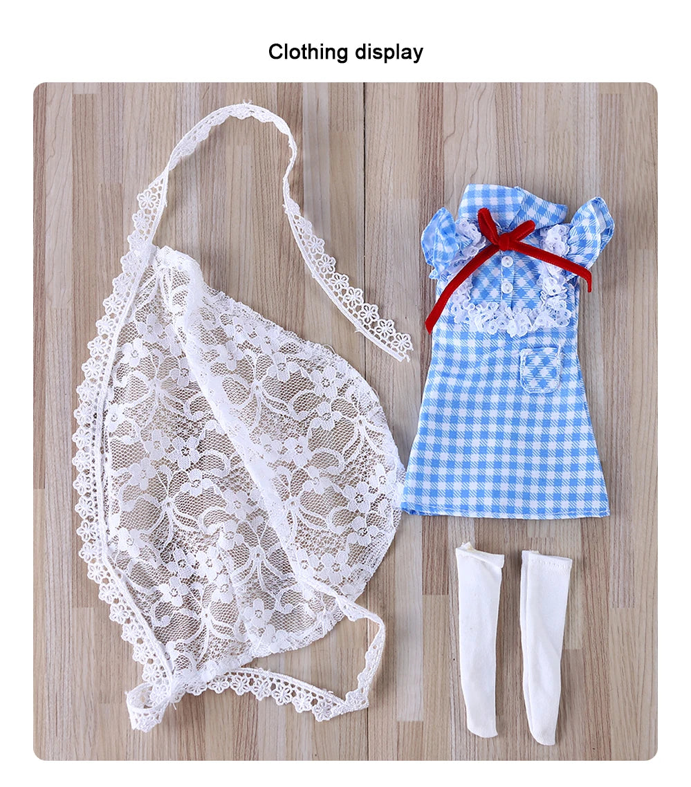 ICY DBS Blyth Doll Pleated Skirt Leather Jacket Hat Set Anime Girl jiontBody 1/6 BJD