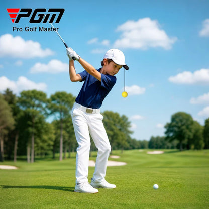 PGM Golf Head Training Ball Stability Improves Hitting Accuracy and Prevents Lateral Movement. Beginner's Trainer JZQ041