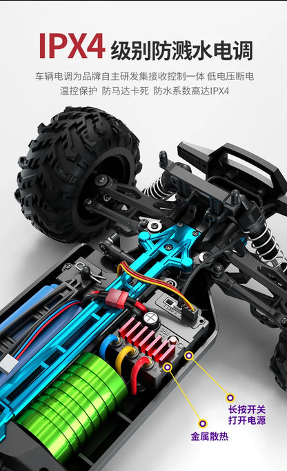 16101PRO Brushless RC 4WD Remote Control Car Max Speed 75km/h, Drift Toy Car for Boys Off-Road Climbing Racing