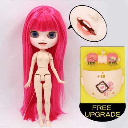 ICY DBS Blyth Doll 1/6 bjd ob24 toy joint body white skin custom doll customized face matte face 30cm toy girls gift