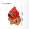 Capybara Plush Toy Set Mommy with 4 Baby Capibara Plushie Doll Stuffed Animal Pillow Turtle Backpack Kid Toys Christmas Gift