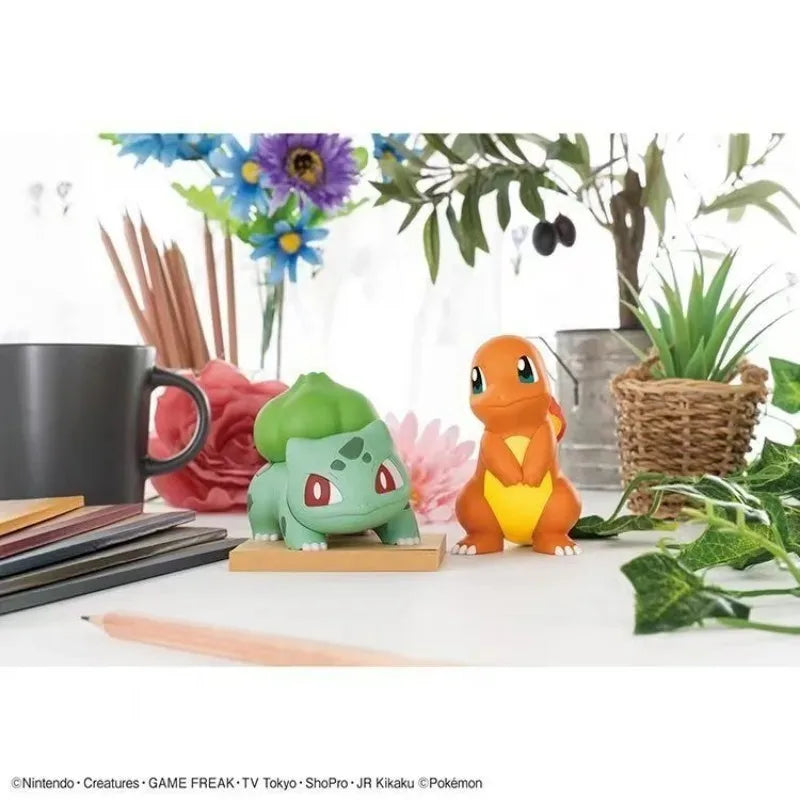 Bandai Original Genuine POKEMON MODEL KIT QUICK 1 21 22 23 Anime Action Figures Toys Kids Gift Assembly Model Collect Ornaments