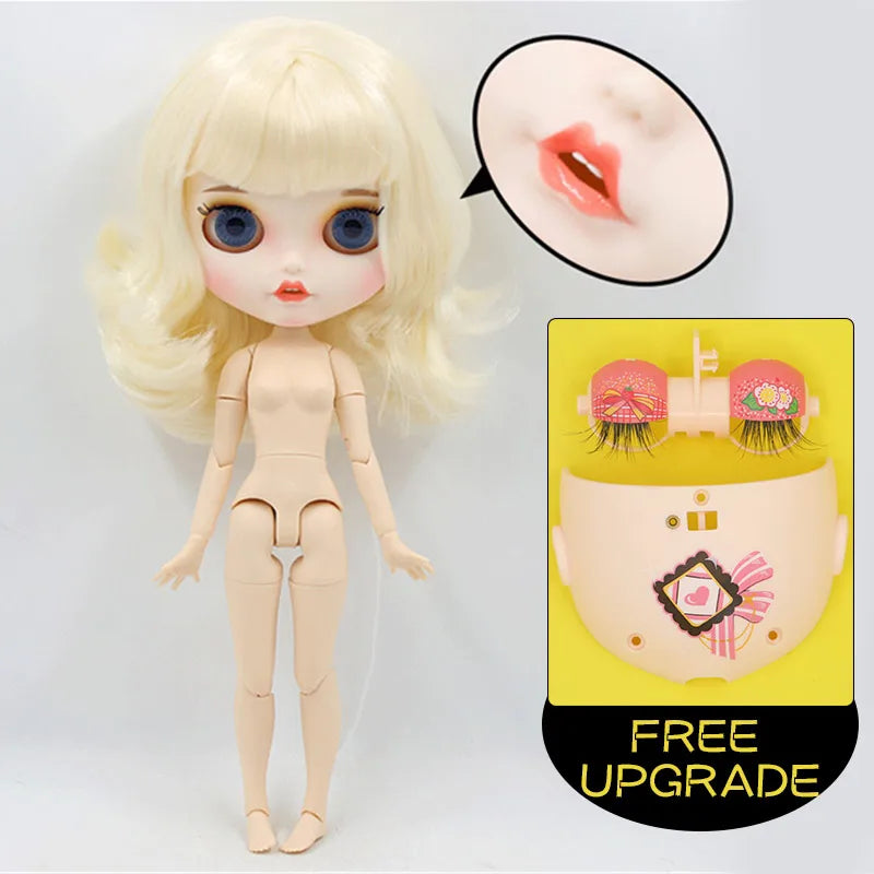 ICY DBS Blyth Doll 1/6 bjd ob24 toy joint body white skin custom doll customized face matte face 30cm toy girls gift