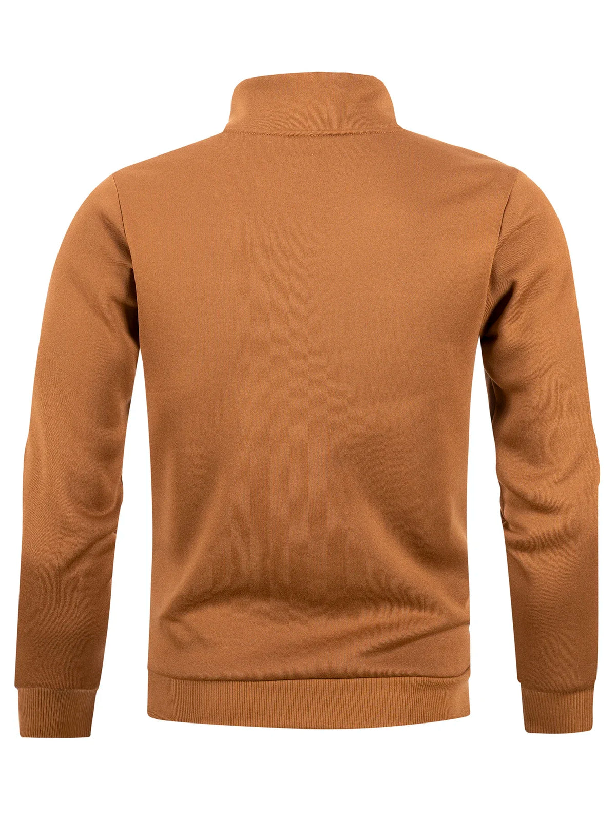 Men's Solid Turtleneck Knit Pullover