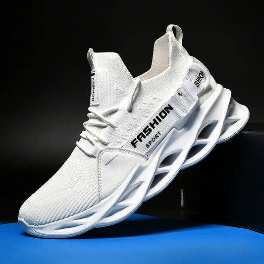New Men Running Shoes Breathable Fashion Jogging Walking Brand Casual Comfortable Sneakers Blade Loafers Leisure Lace-up Outdoor