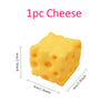 Giant Cube Cheese Squeeze Toy Simulation Extra Large Size Cheese Fidget Toy Slow Rebound Shapeable Venting Ball for Adult Gifts