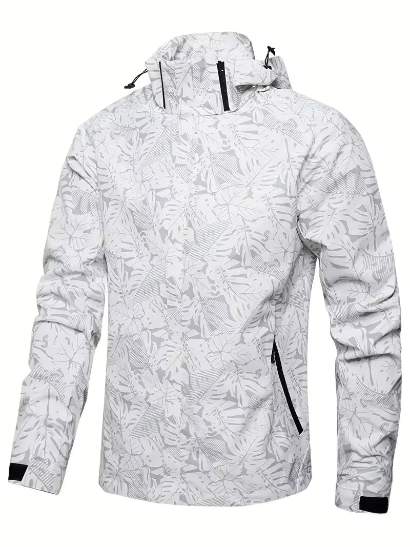 Men's Casual Zip-Up Windbreaker