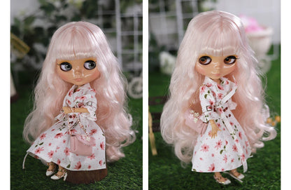 ICY DBS Blyth doll bjd joint body white black skin temperament skirt casual sports skirt 1/6 toy 30 cm girl gift anime SD