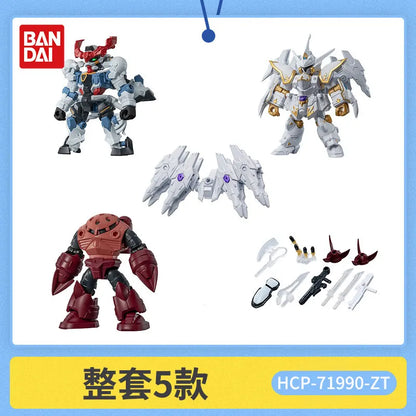 Bandai Gashapon Mobile Suit Ensemble (MSE) Gundam RX-78-2 Strike Hi-Nu Wing Astray ZZ Barbatos Assemble Model Kit Toy