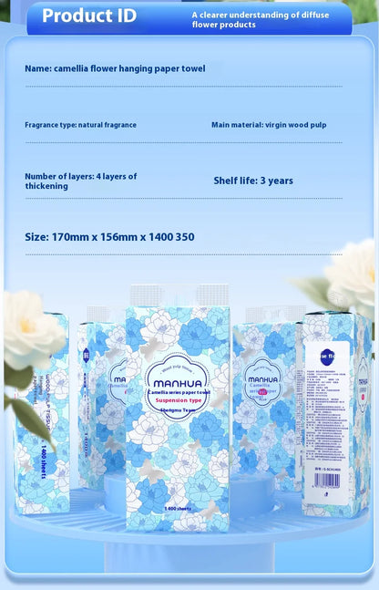 4-Layer Household Paper Tissue Pack