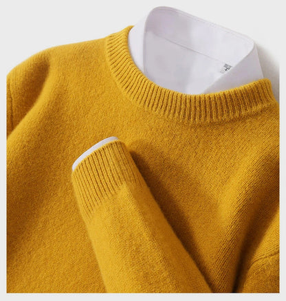 Men's Cashmere-Blend Crewneck Sweater