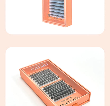 DIYDAY Narrow Anime Spire Lashes Premade Fans for Eyelash Extension Comic Spike False Mink Lashes Daily Natural Makeup Tool