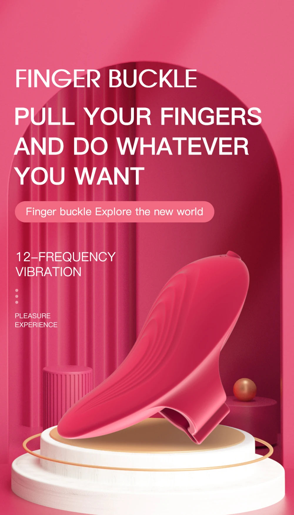 G Spot Mini Finger Vibrator Adult Products Female Masturbation Lesbian Sex Toys Clitoris Stimulator Erotic for Woman Couples