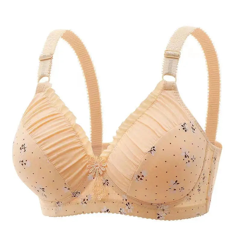 Women's Wireless Printed Comfort Bra