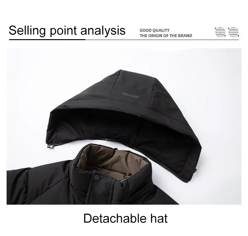 Men's Thick Hooded Winter Jacket