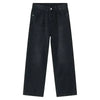 IEFB Men's Jeans New Korean Personality Straight Wide Leg Denim Pants Fashion Autumn Spring Vintage Male Trousers 9A5577