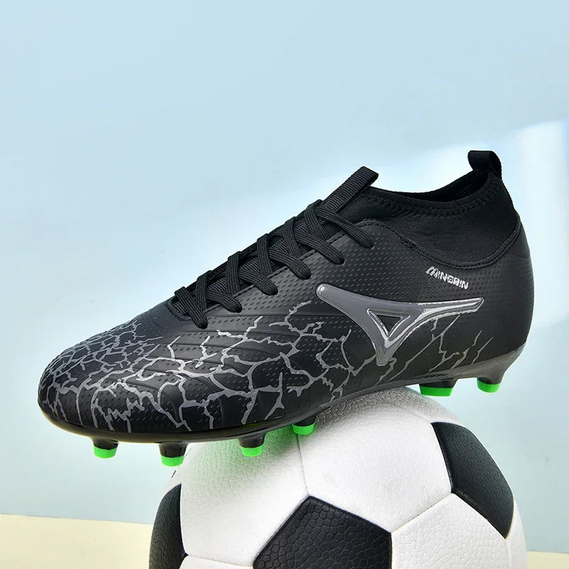 New Men Soccer Shoes Outdoor Adult Non-Slip Football Boots Futsal Cleats Sport Sport Comfortable Training Match Grass Ultralight