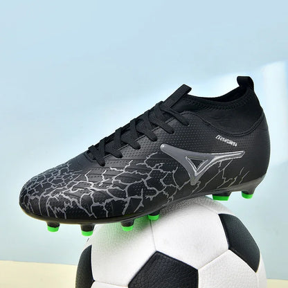 New Men Soccer Shoes Outdoor Adult Non-Slip Football Boots Futsal Cleats Sport Sport Comfortable Training Match Grass Ultralight