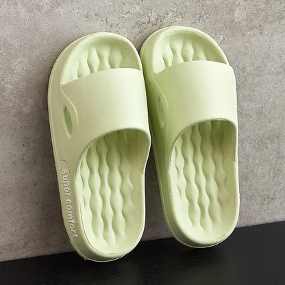 Fashion Men's Summer Ligtweight EVA Indoor Home Sandals Slippers Shoes Men Slippers Outdoor Students Women Comfortable Slides