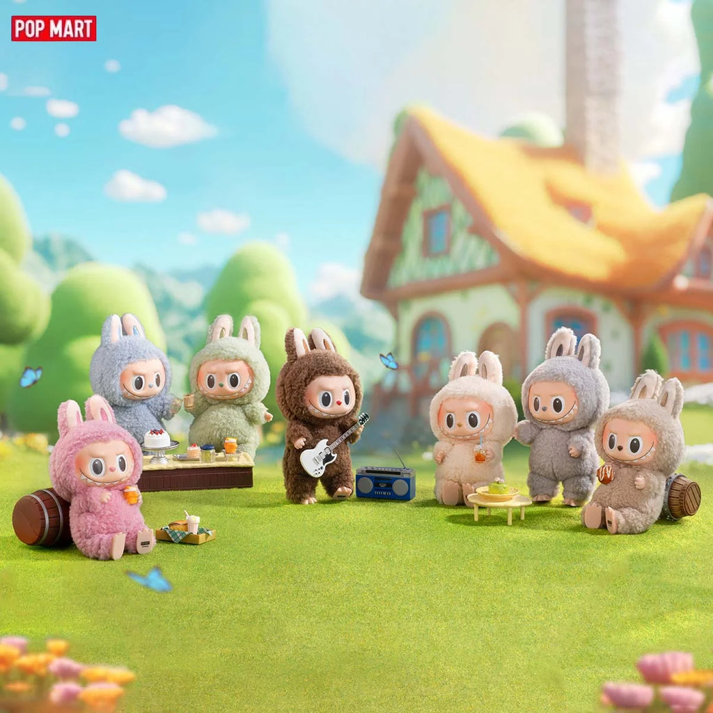 LABUB 1.0 Sweet Macaron Series-POP MART: 100% Genuine Figure, Blind Box, Sweet Theme, Collecting/Gifting, Hot Trend!