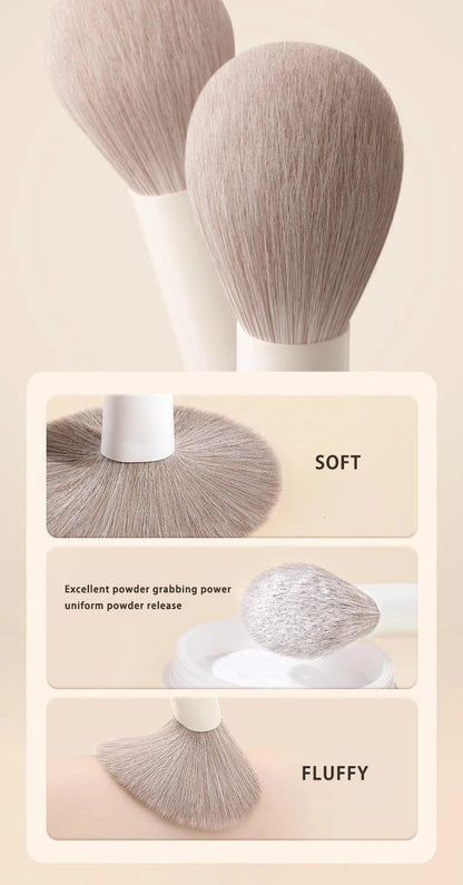 12PCS Makeup Brush Set Foundation Concealer Powder Eyeshadow Blush Brush Kabuki Blending Cosmetic Beauty Tool for Face