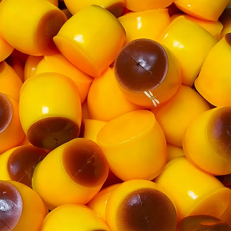 Creative Caramel Pudding Squishy Fidget Toy Building Block Filling No Rebound Squeeze Toy Adult Sensory Stress Relief Fidget Toy